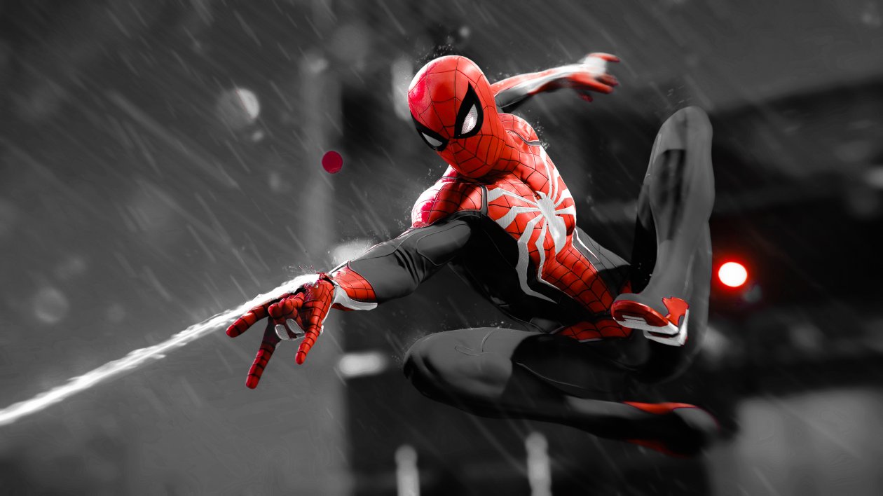 Spiderman Monochrome