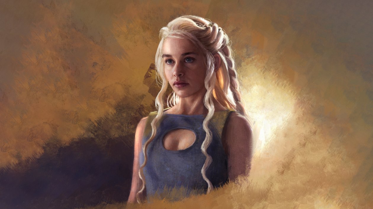 Game Of Thrones Daenerys Targaryen Painting Art