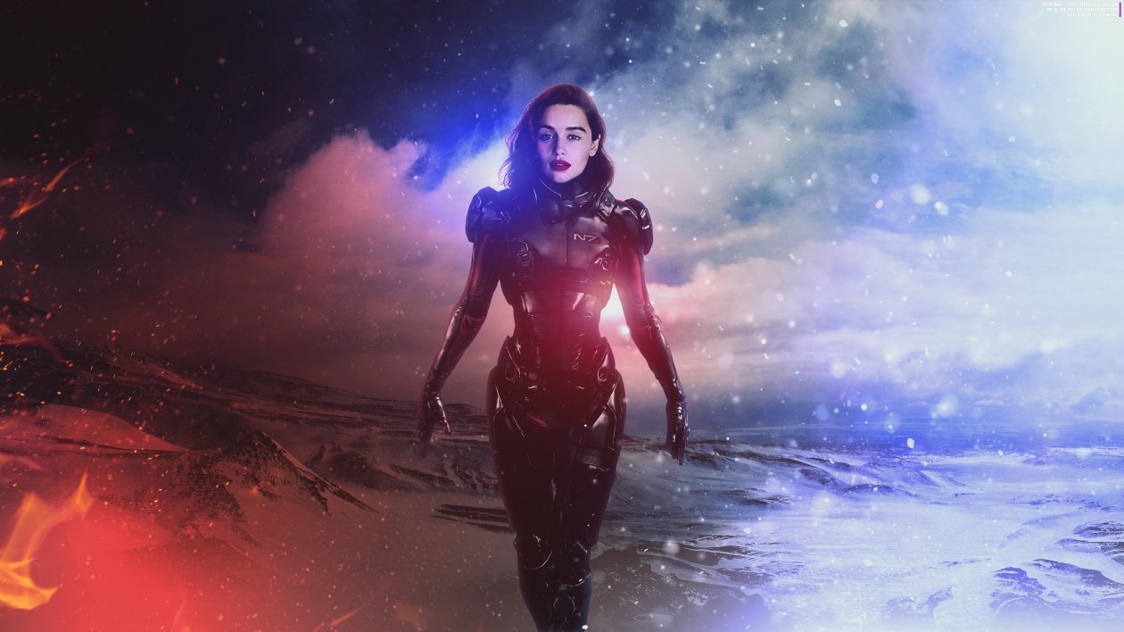 Emilia Clarke Mass Effect Andromeda 4k