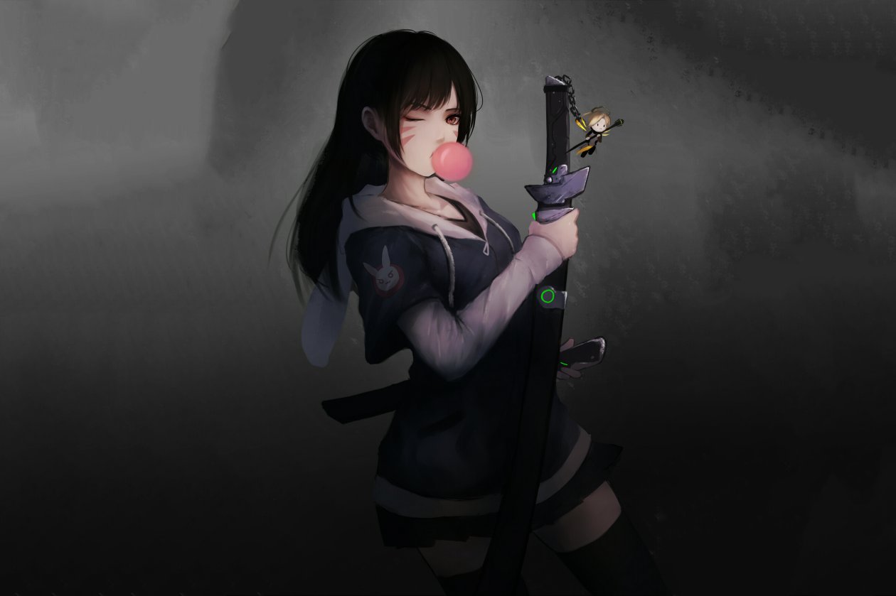 Artwork Dva Overwatch Fantasy