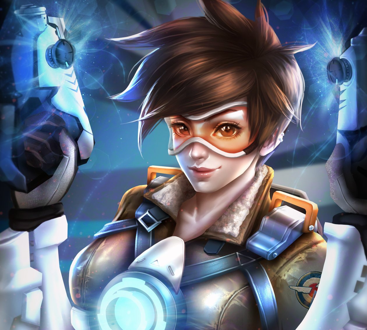 Tracer Overwatch Game Art