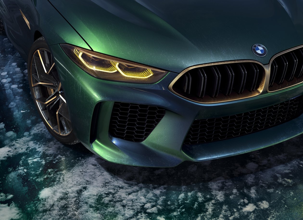 Bmw Concept M8 Gran Coupe Headlights