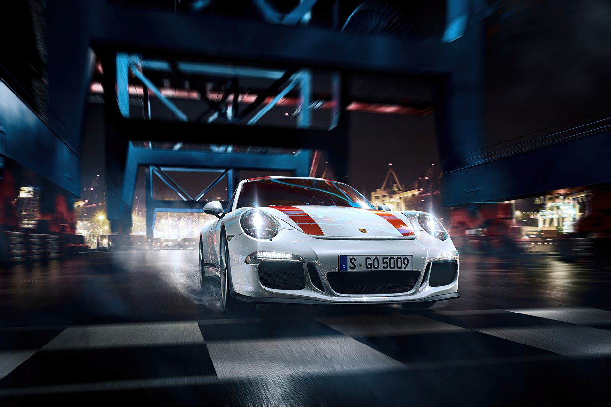 White Porsche 918 4k New