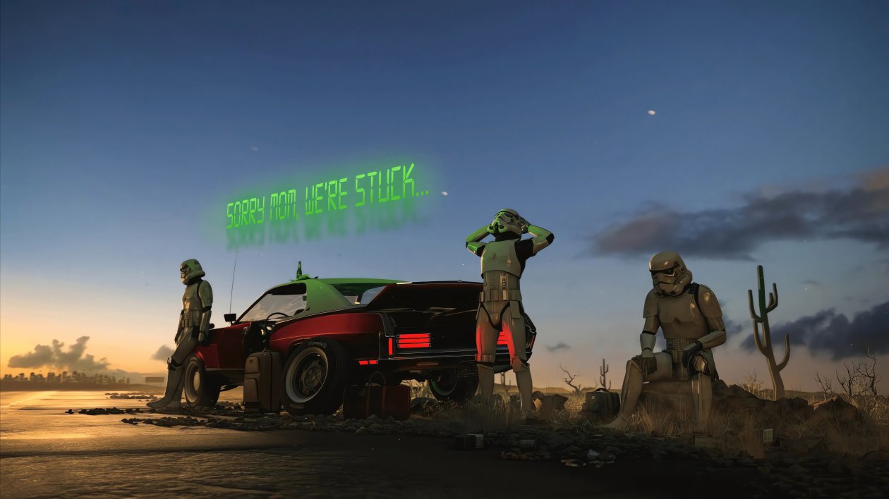 Storm Troopers In Trouble