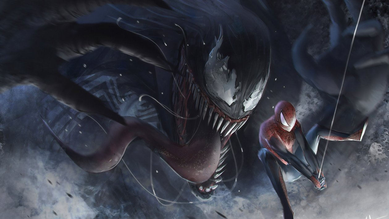 Venom Vs Spidery 4k