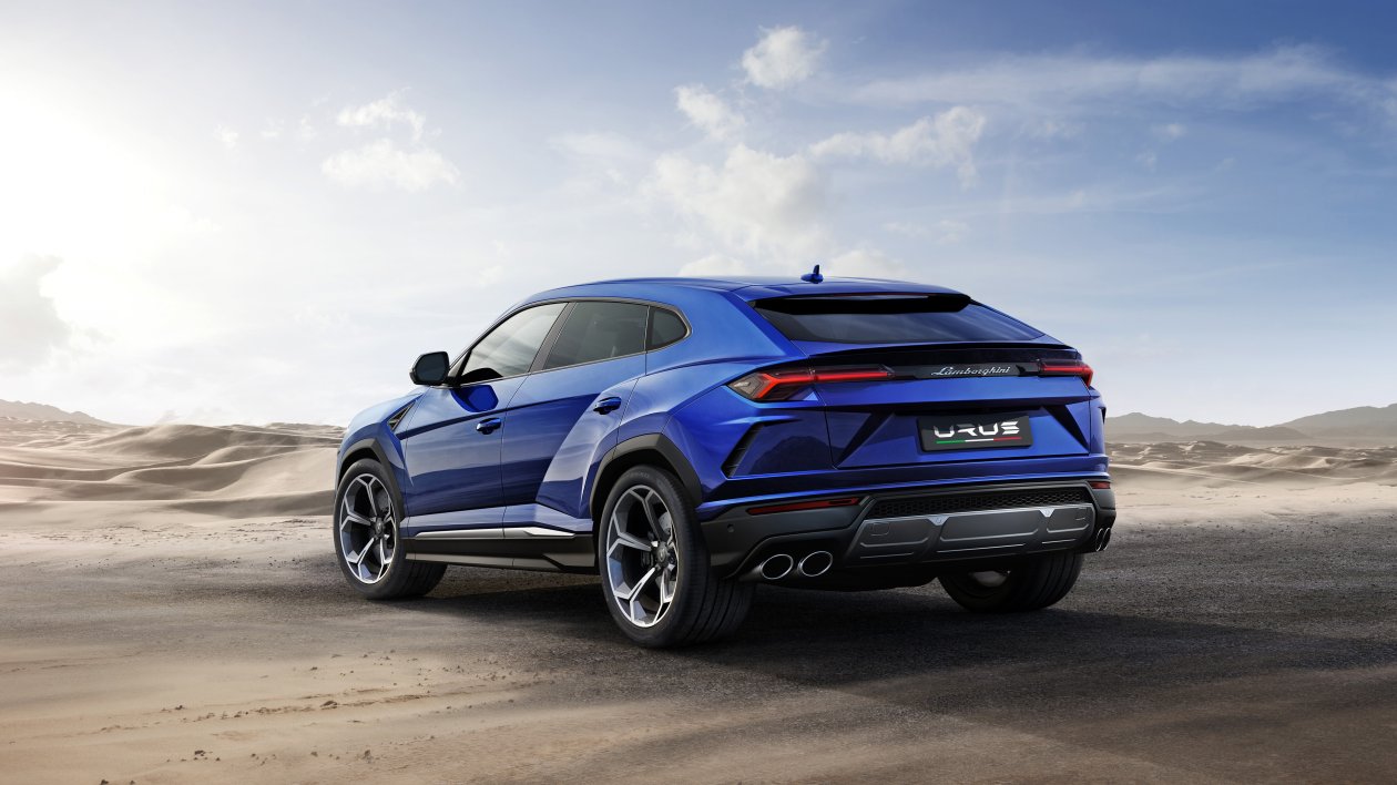 Lamborghini Urus Blue Color 4k