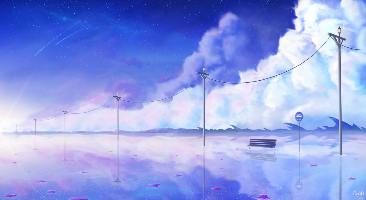Bustop Scenery