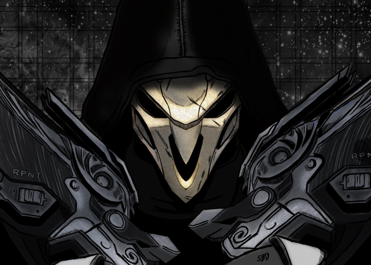 Reaper Overwatch Art 4k