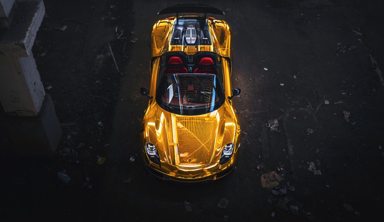 Porsche Spyder Gold