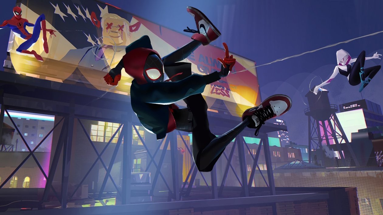 Peter Parker Spiderman Into The Spider Verse