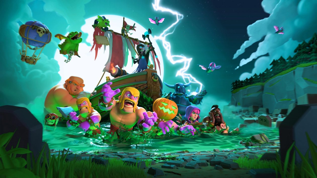 Clash Of Clans Halloween 4k