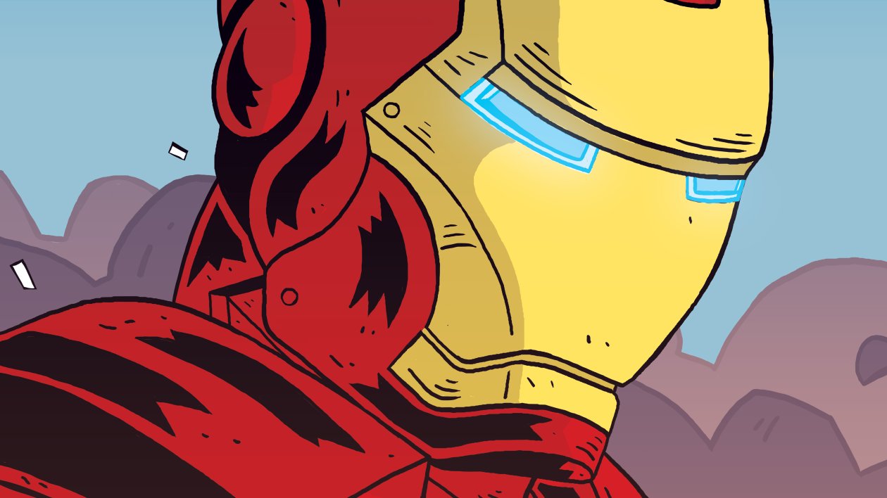 Iron Man Comic Cartoon Art