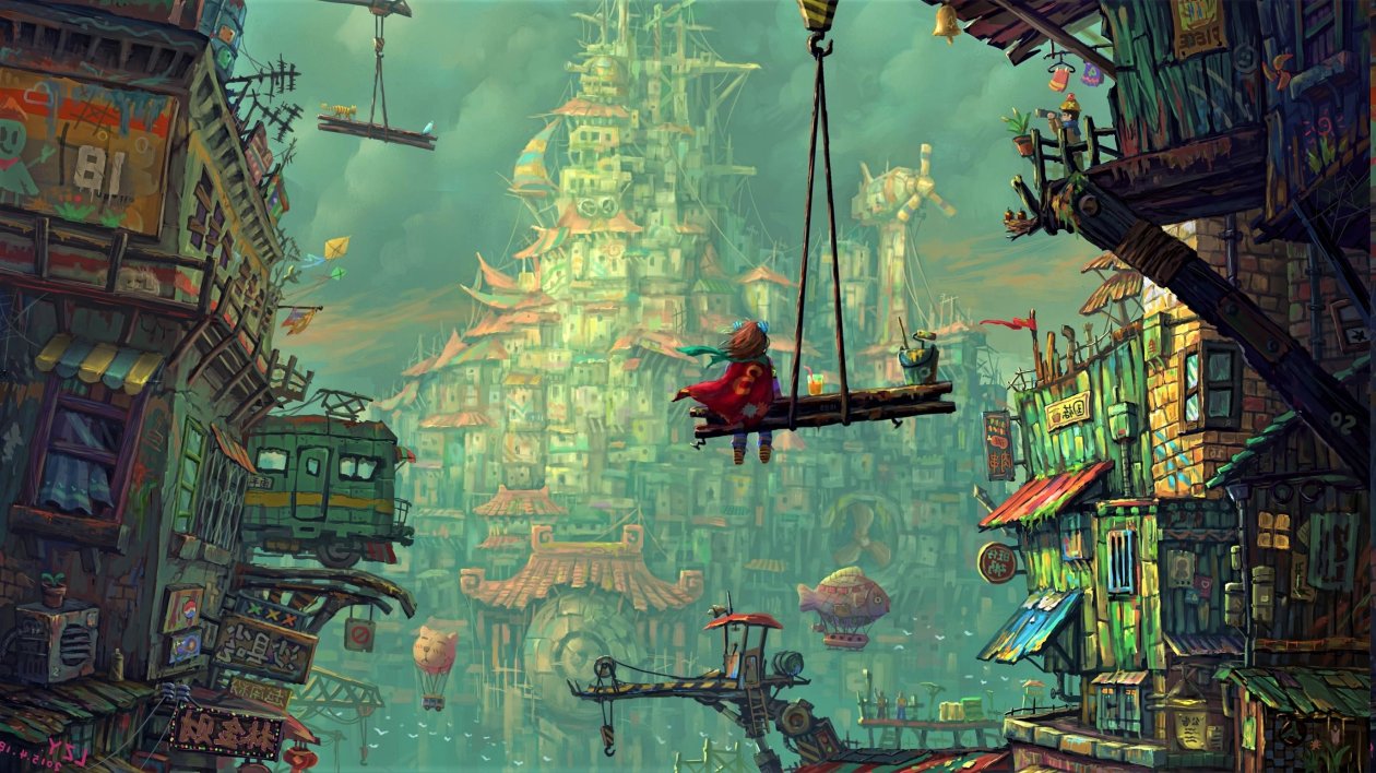 Colorful Fantasy City
