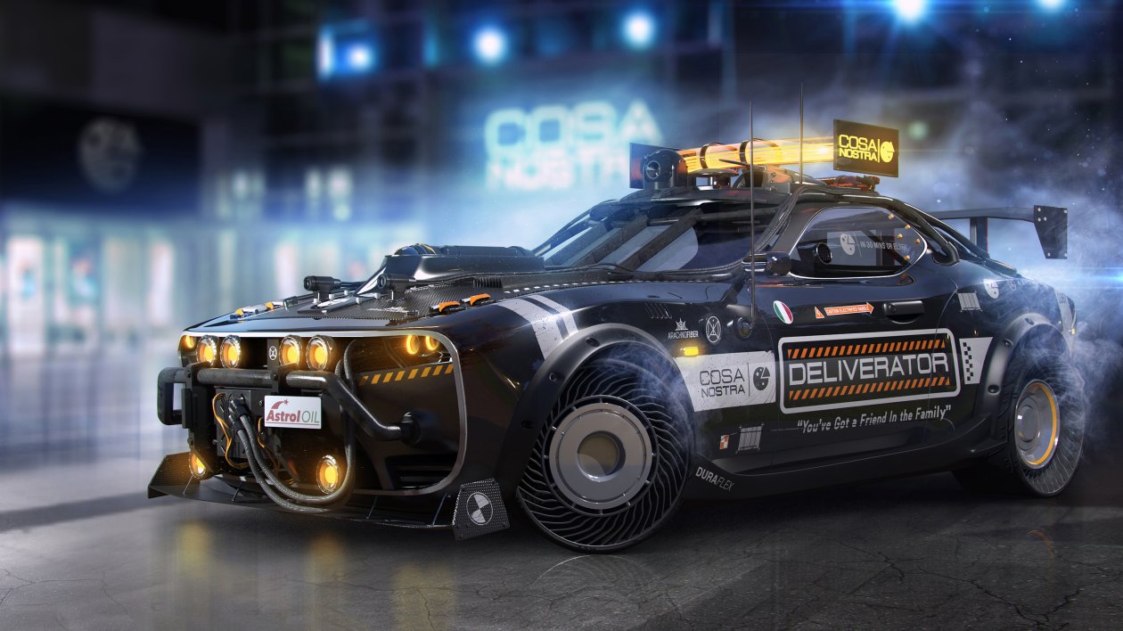 Cosa Nostra Pizza Delivery Vehicle