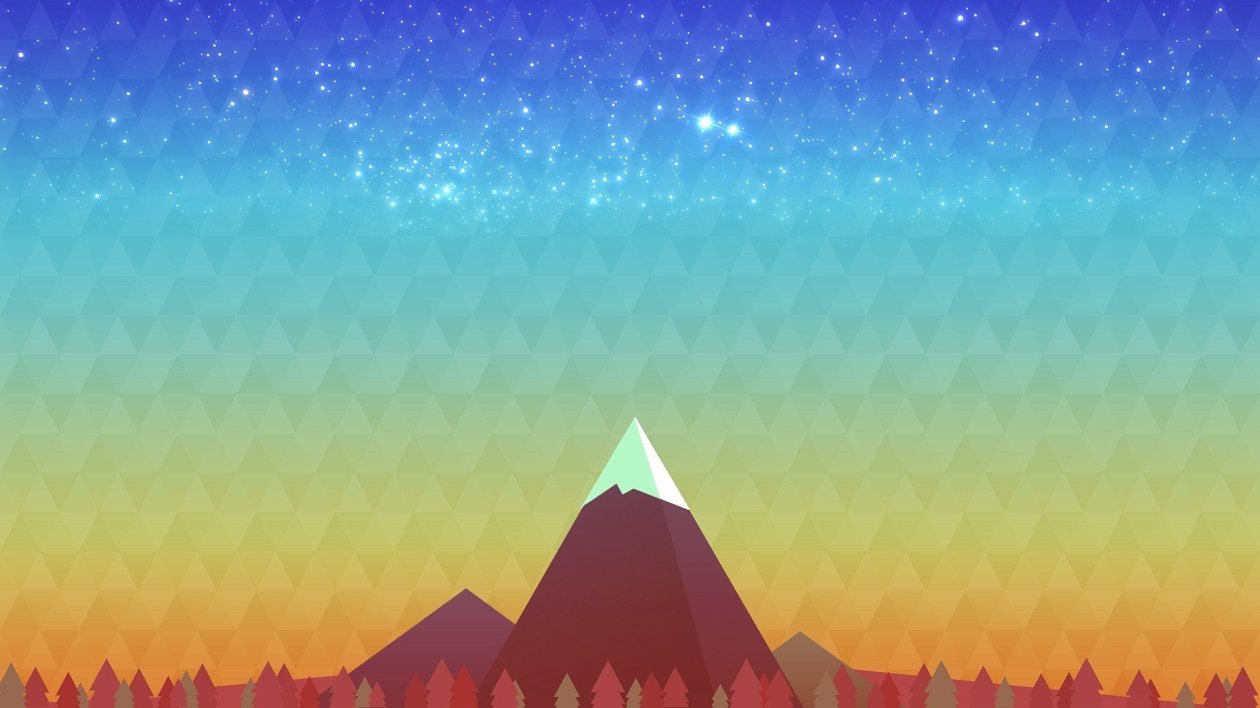 Digital Art Mountains
