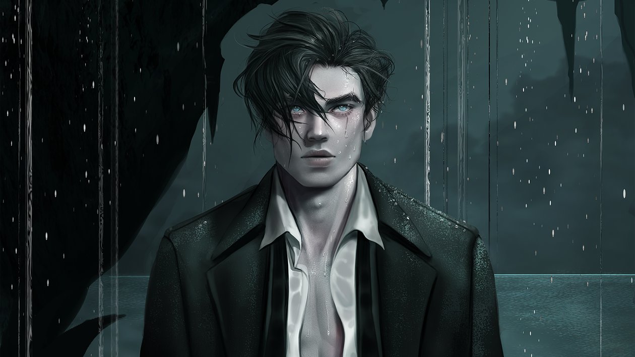 Andy Blue Eyes Anime Boy Character