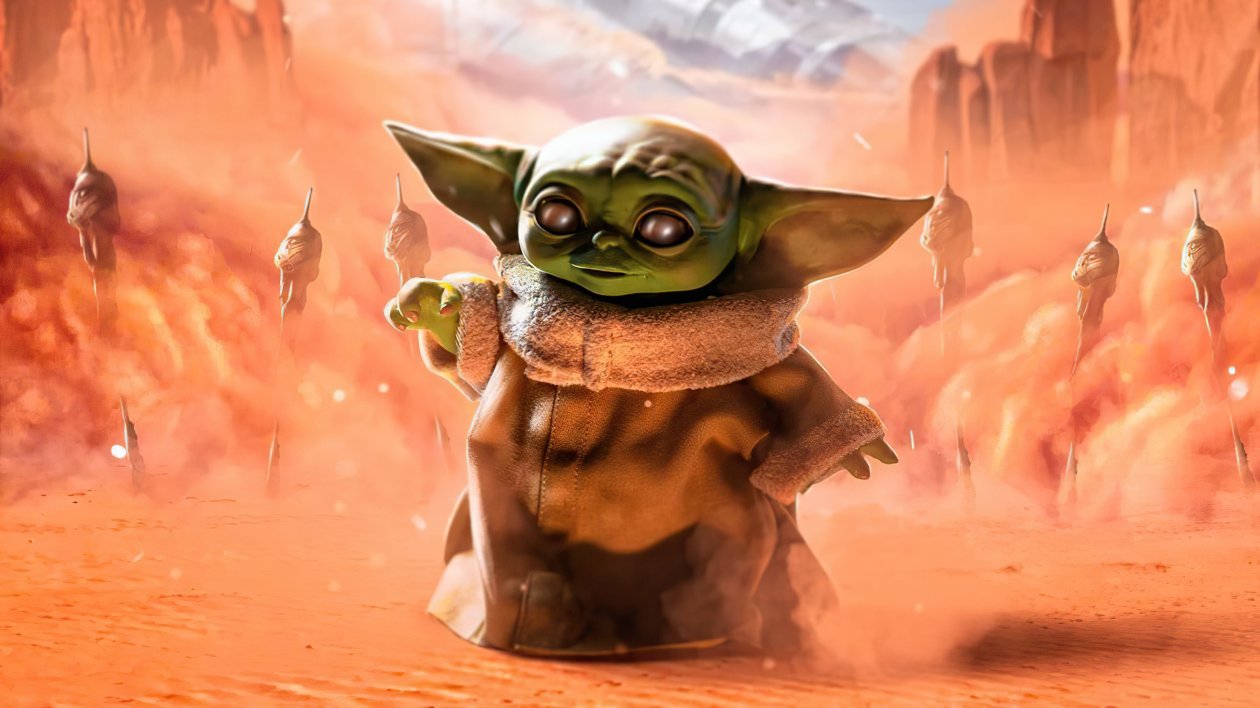 Baby Yoda Strange Baby 5k