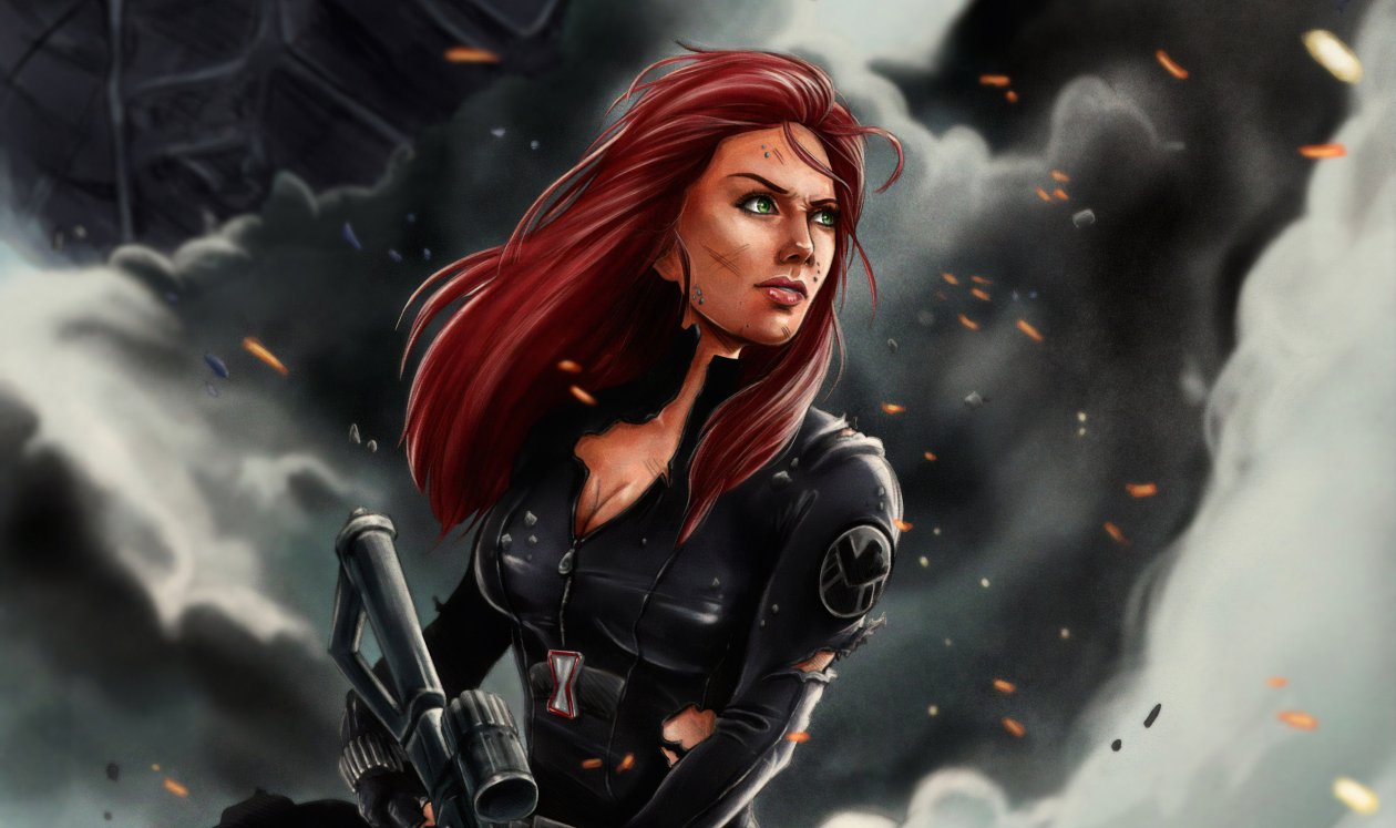 Black Widow 4k Art