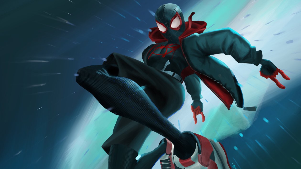 Miles Morales Into The Spiderverse