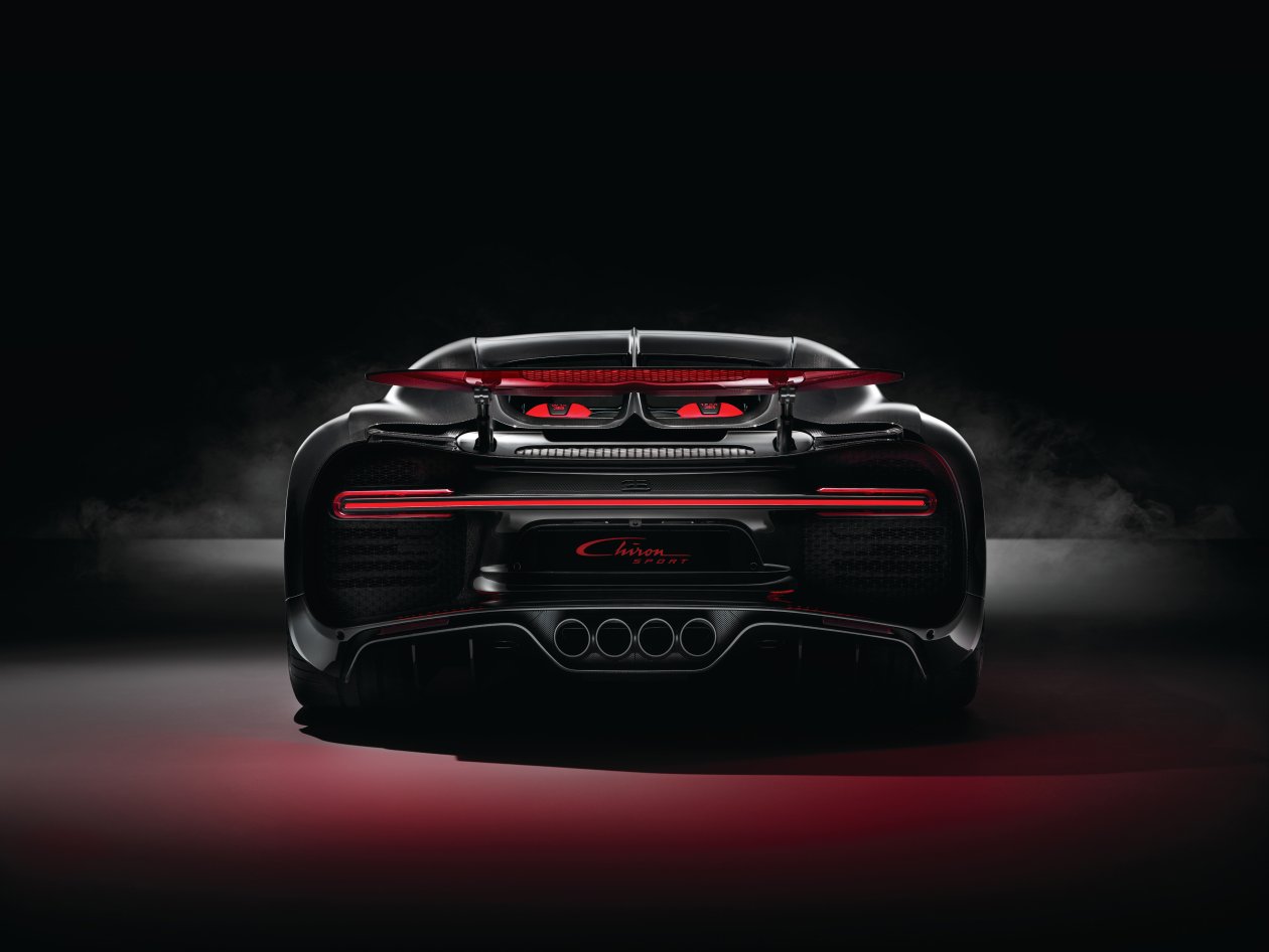 Bugatti Chiron Sport 2018 Rear Lights 4k
