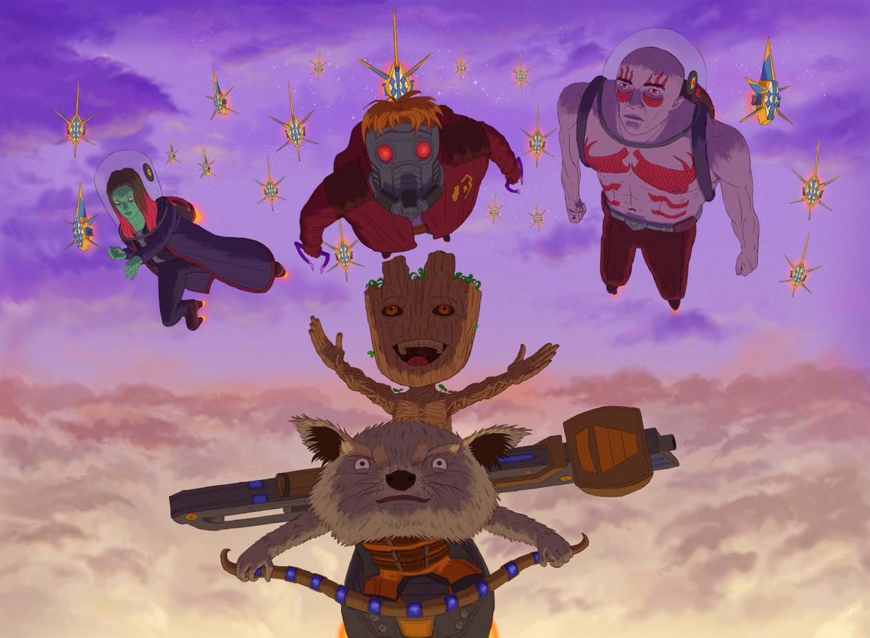 Guardians Of The Galaxy 5k Artwork