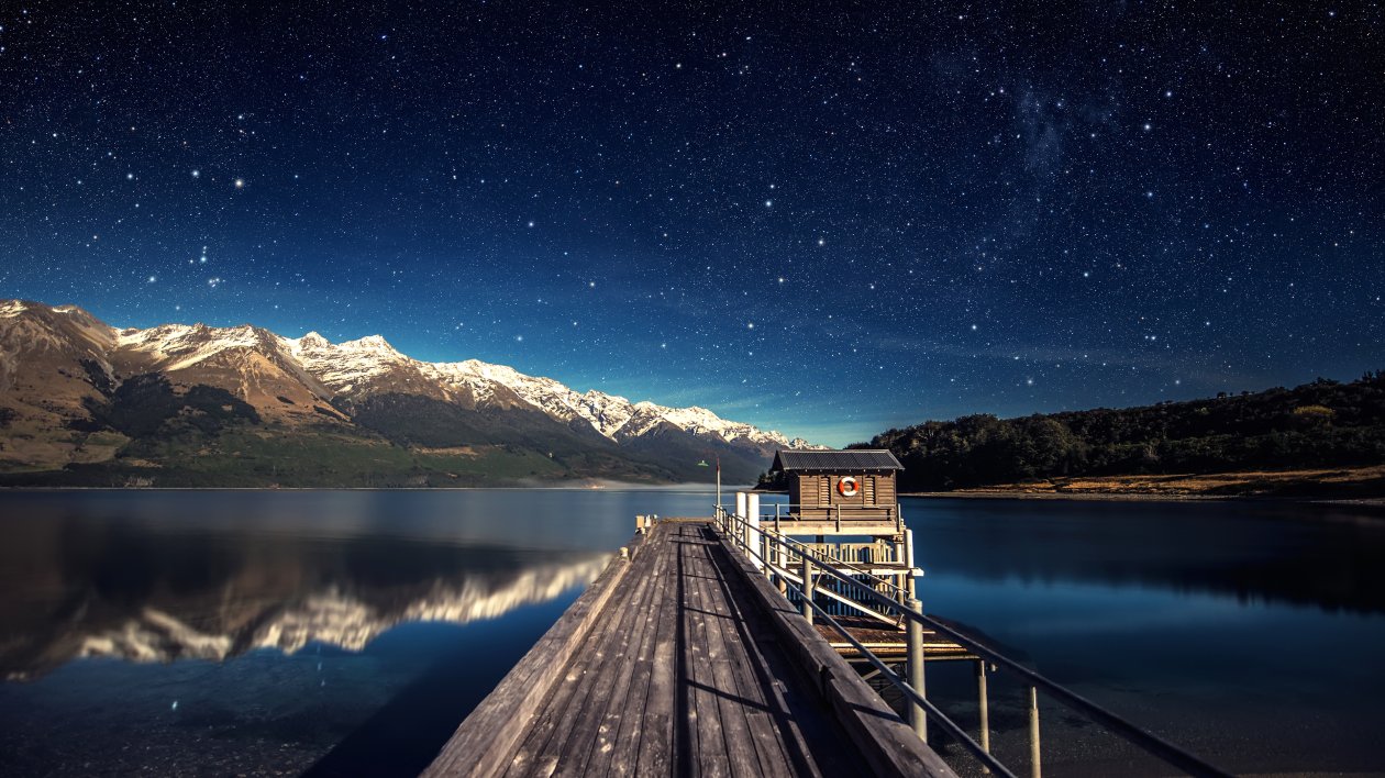 Landscape Reflection Lake Full HD