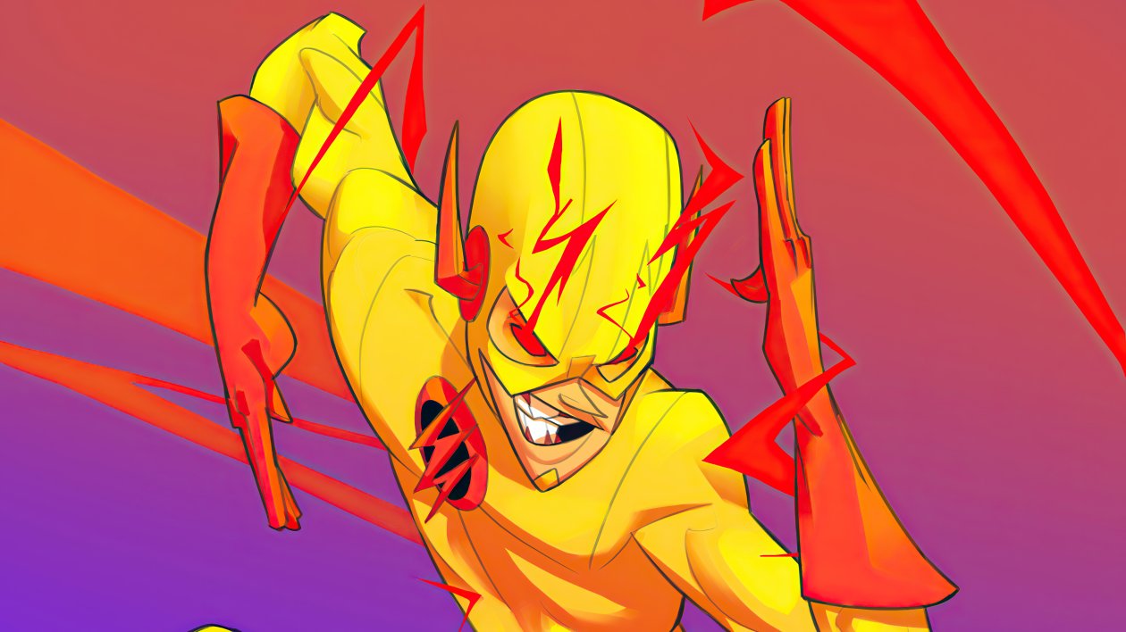 Reverse Flash Art 4k