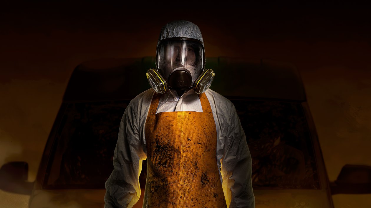 Gas Mask Man 4k