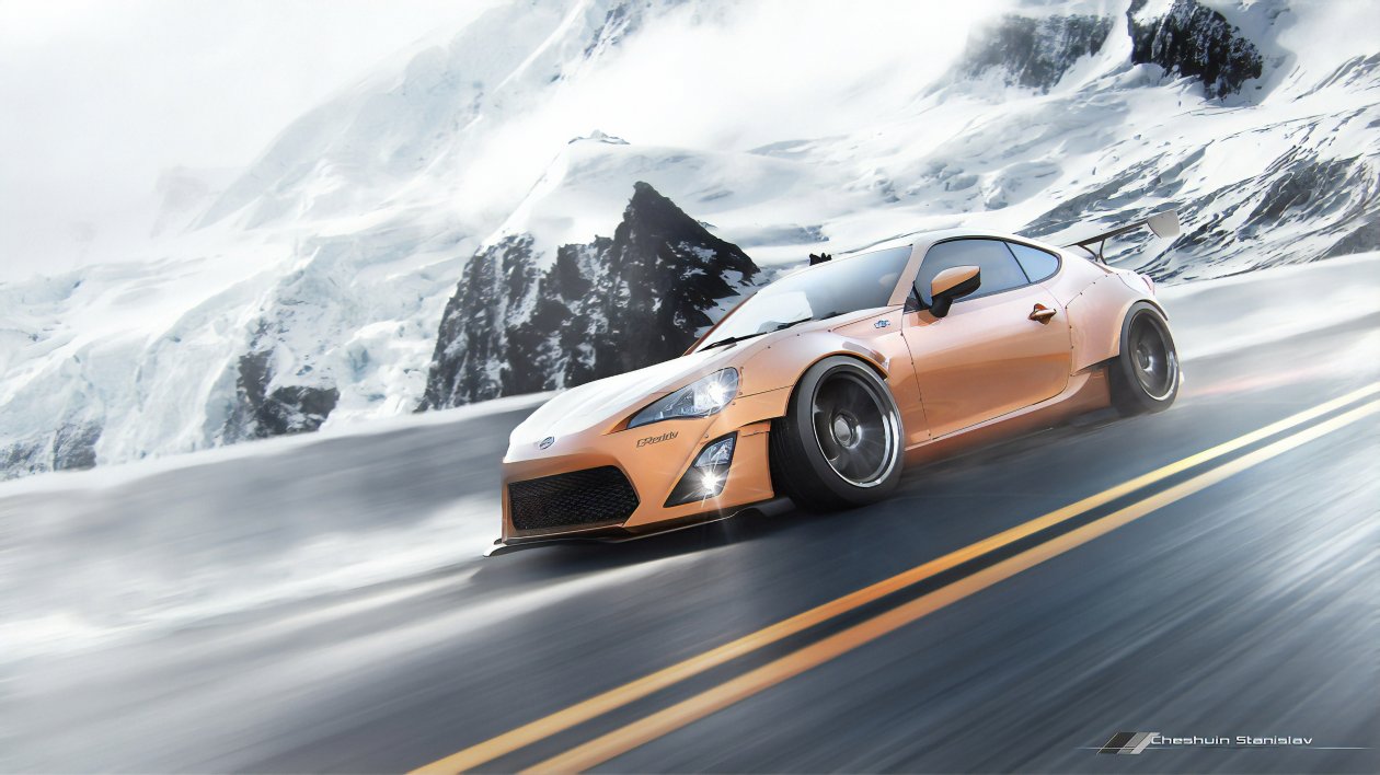 Nissan Gtr Side View