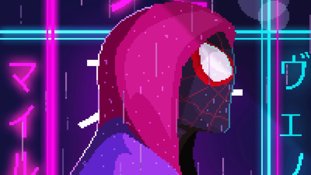 Pixel Art Miles Morales