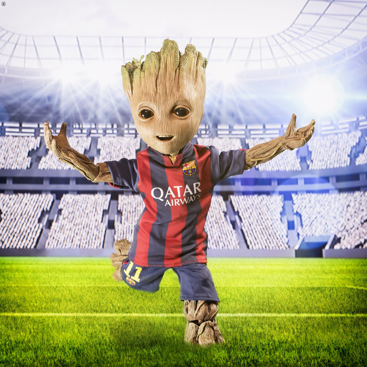 Barcelona New No 10 Baby Groot