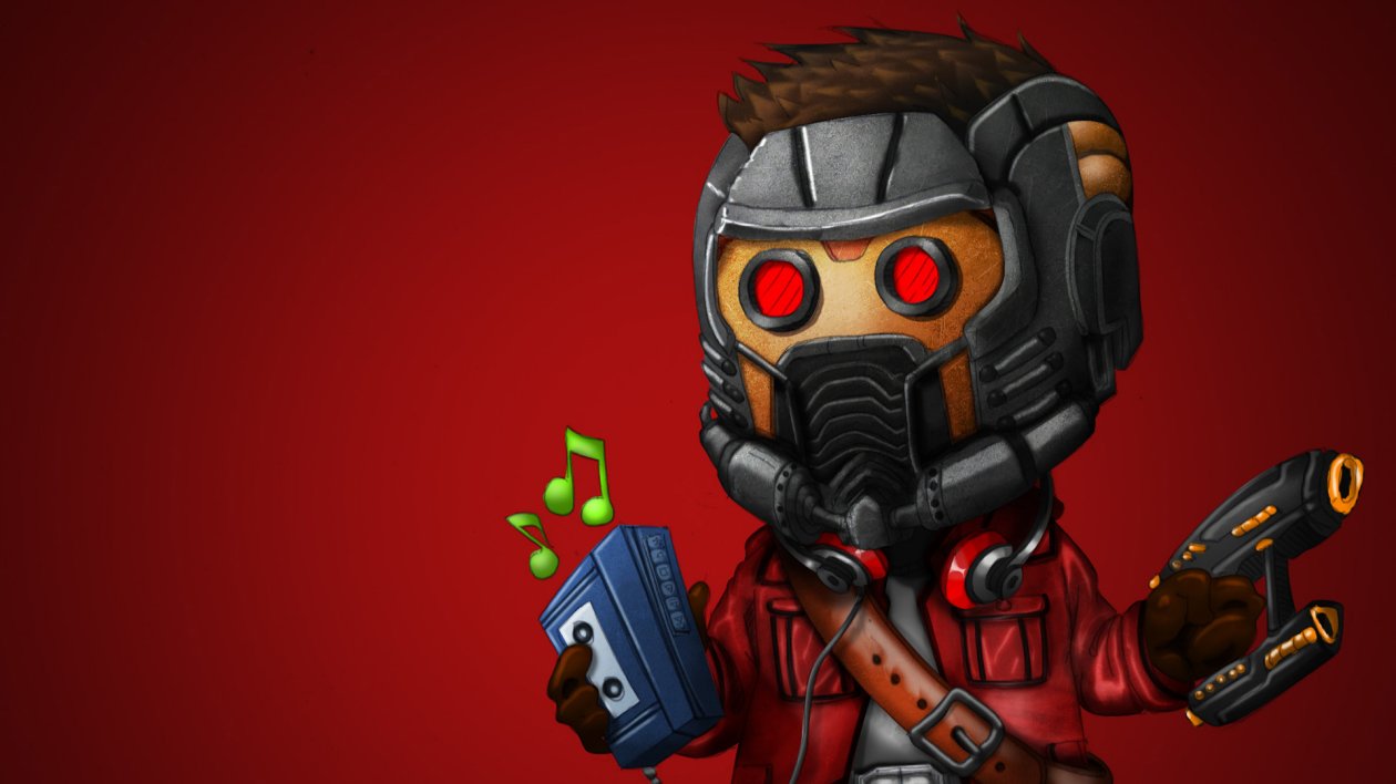 Star Lord Listening Music
