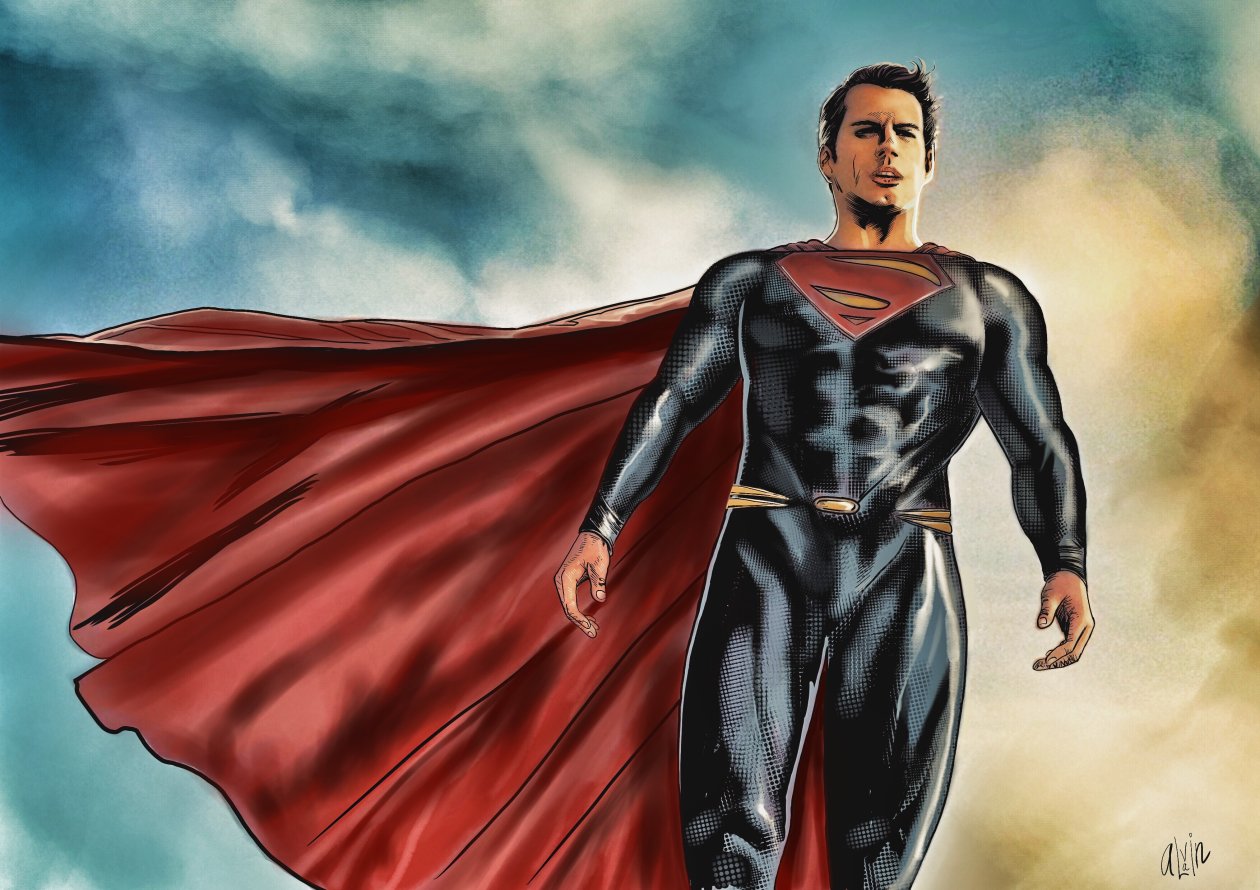 Superman Man Of Steel 4k Art