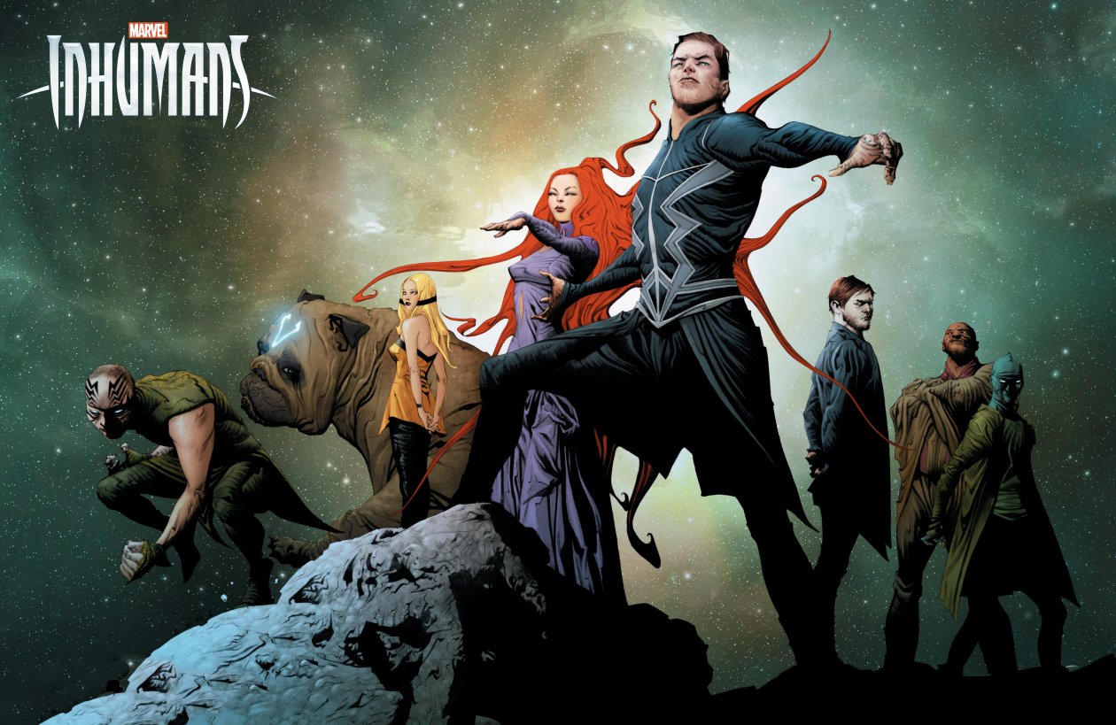 Marvel Inhumans Artwork Poster