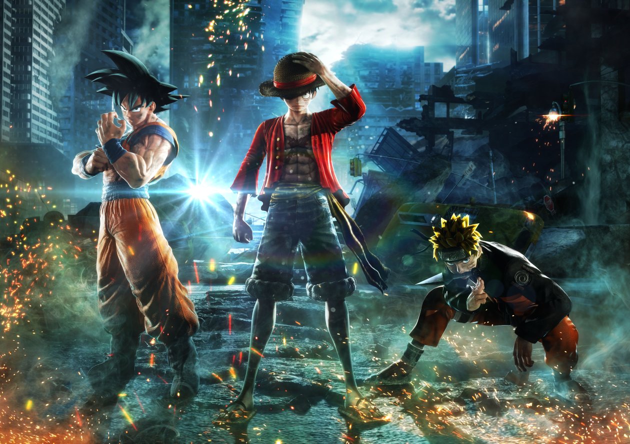 Goku Monkey D Luffy Naruto Jump Force 8k