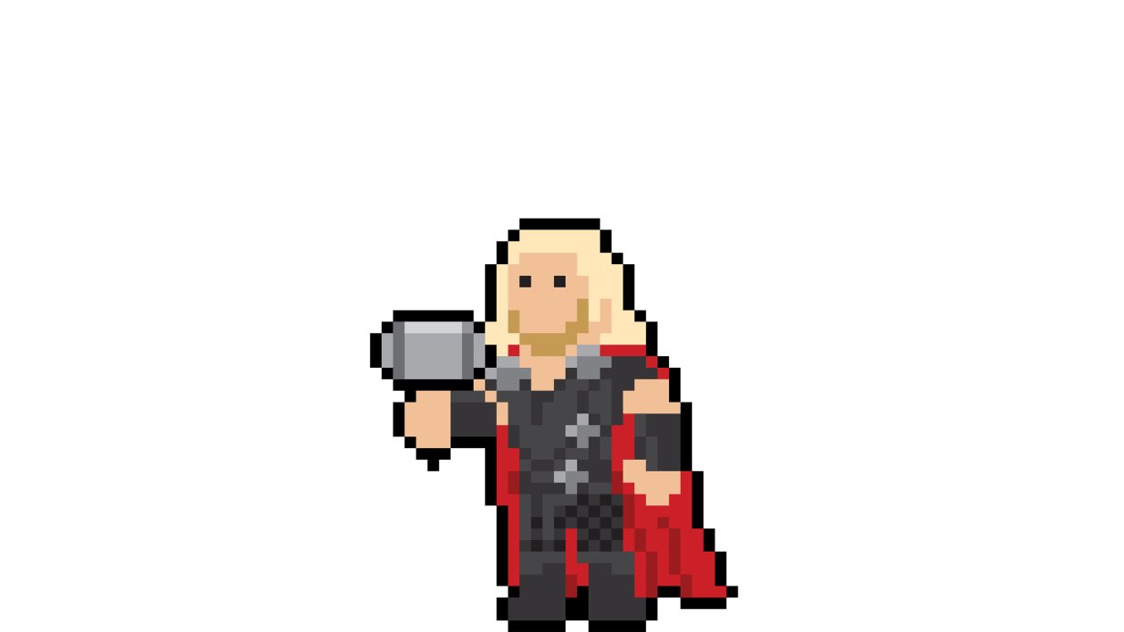 Thor Pixel Art