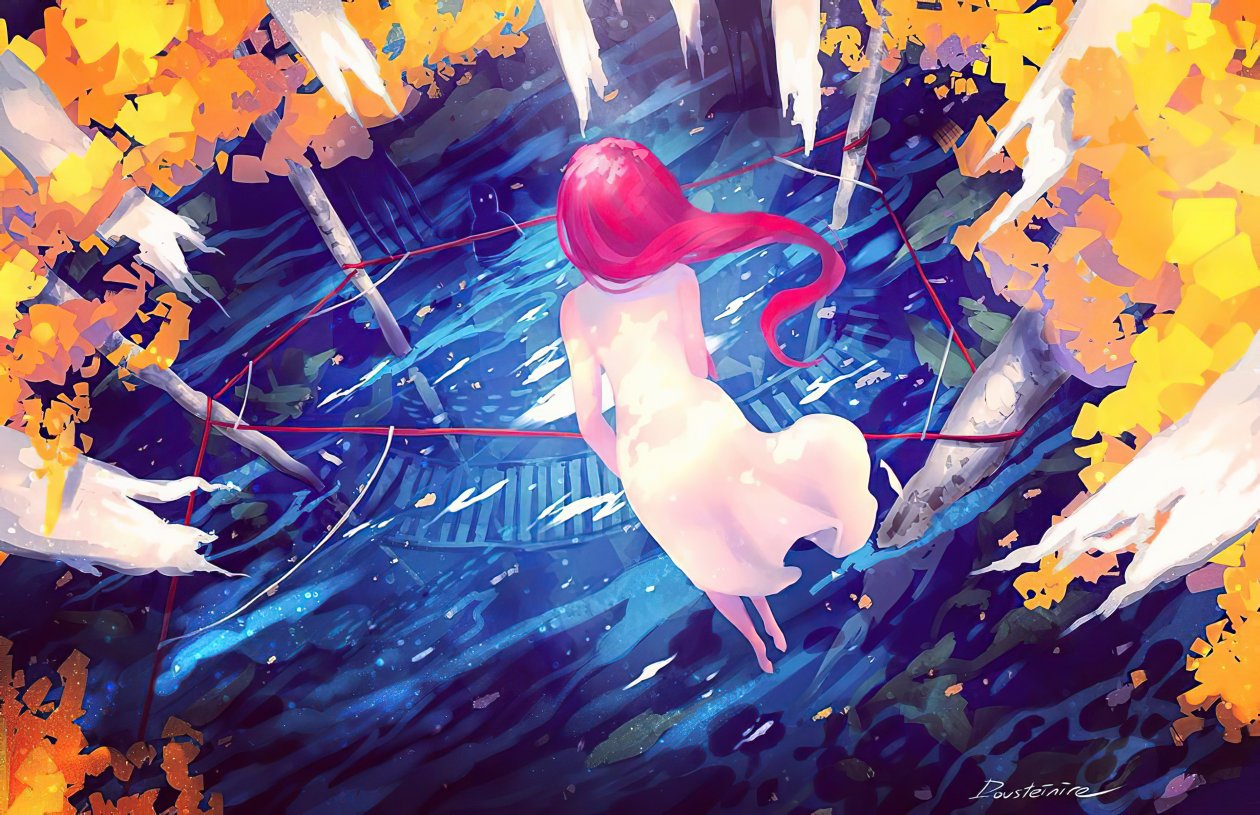 Girl Forest Fantasy Ghost 4k