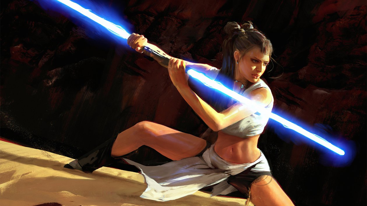 Light Saber Girl