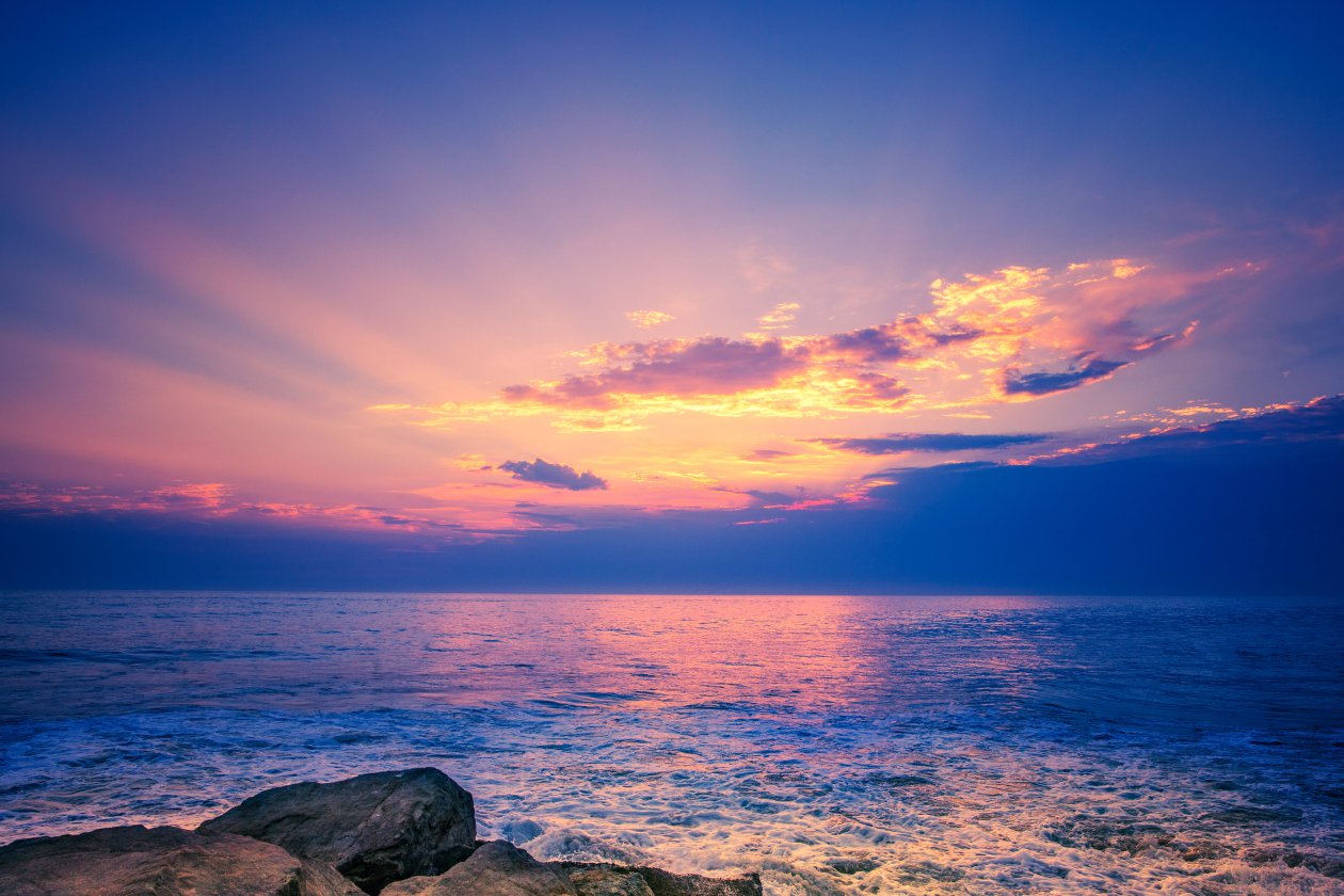Beach Rocks Ocean 5k