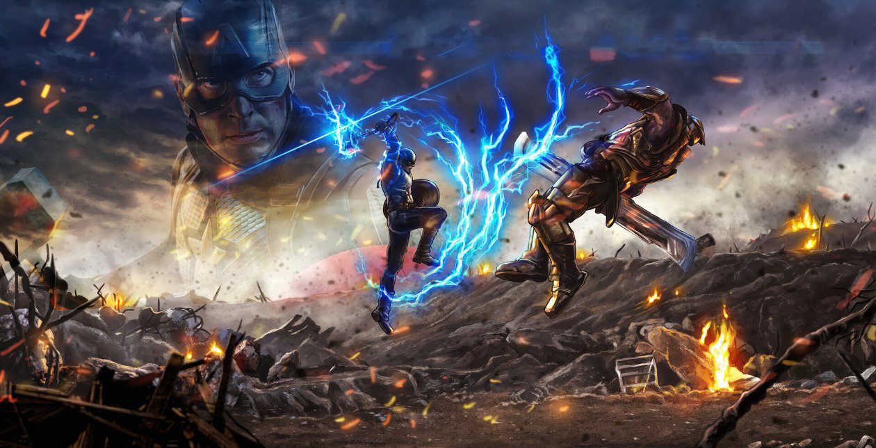 Captain America Vs Thanos