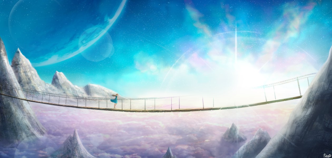 Supernova Anime Landscape