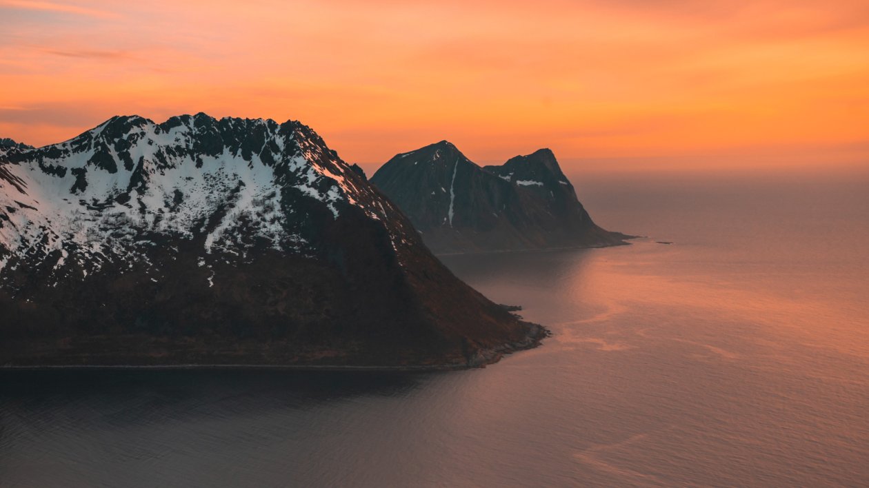 Mountain By The Ocean