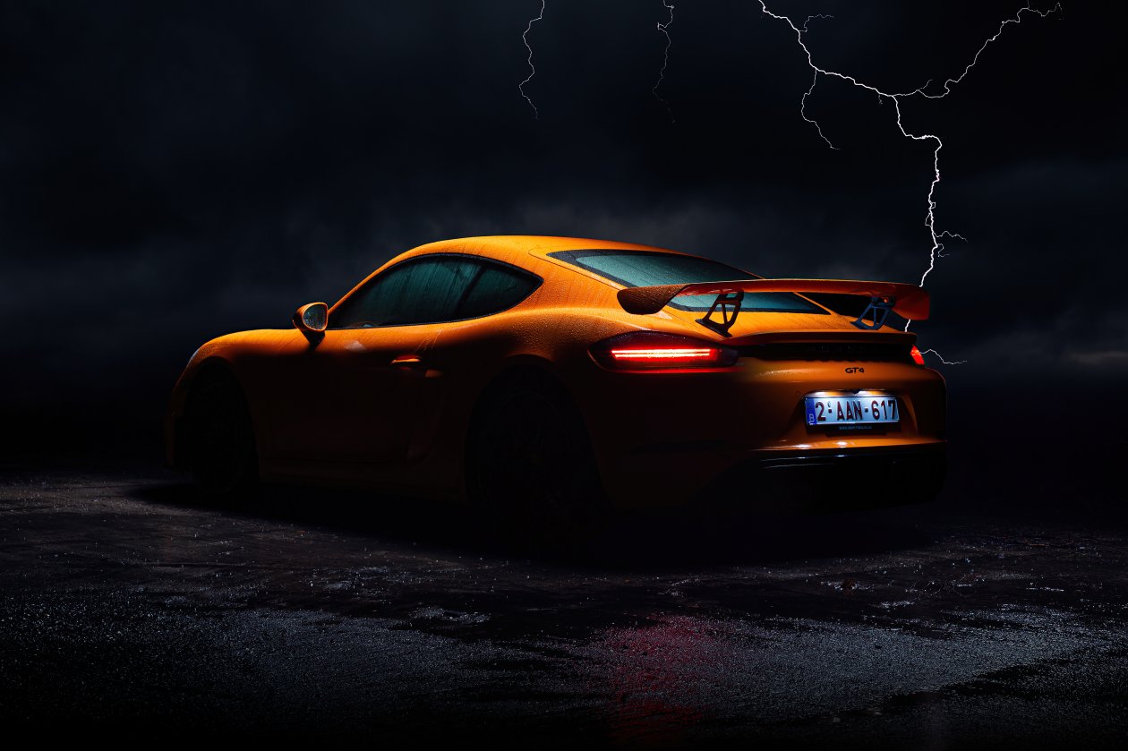 Porsche Cayman GT4 Rear 5k