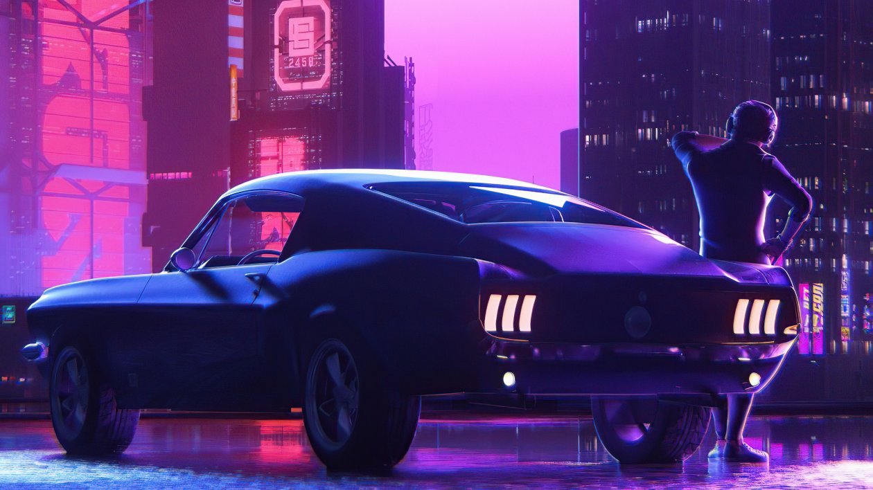 Ford Mustang Retro Vibes 5k