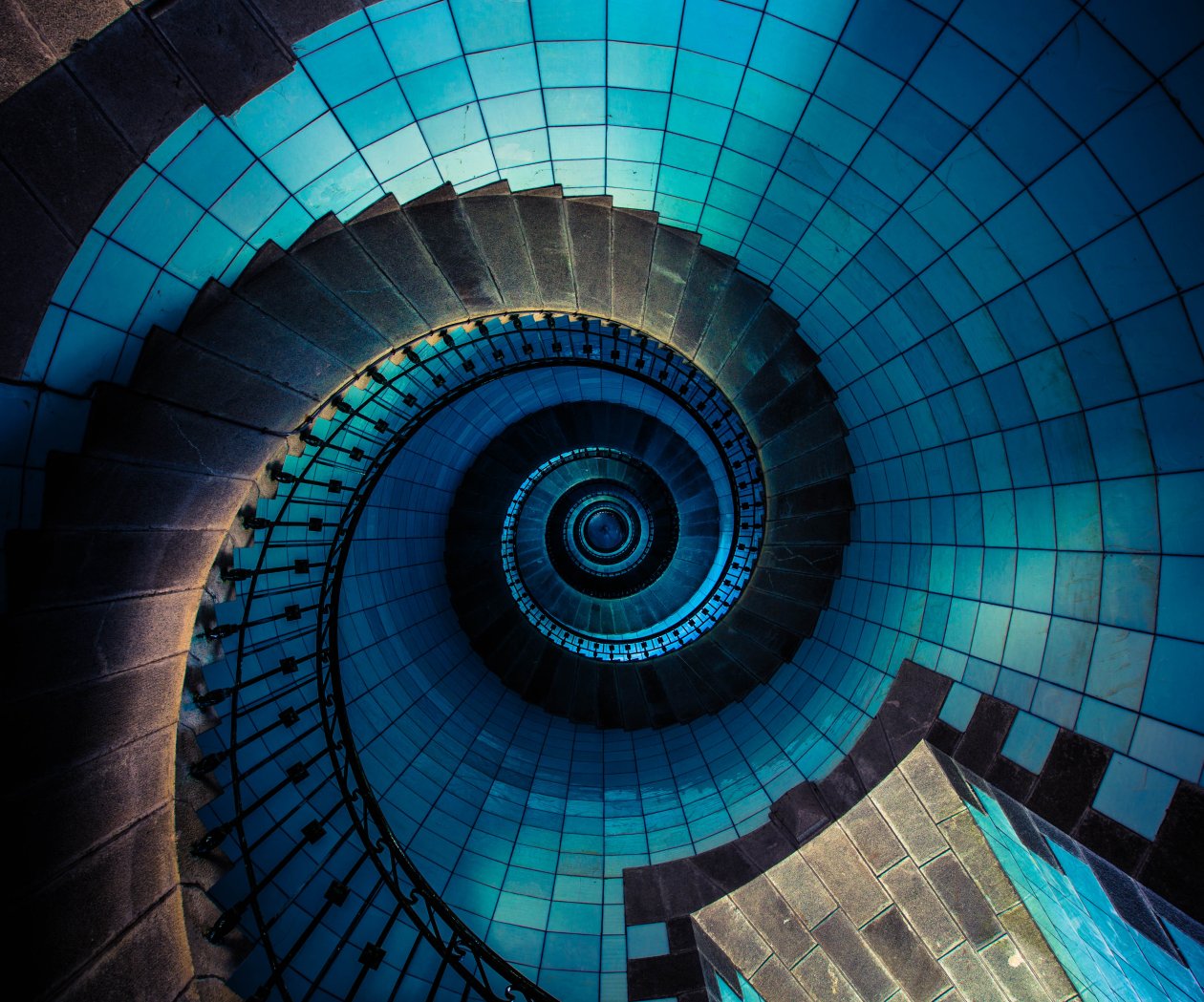 Brittany France Stairs Abstract