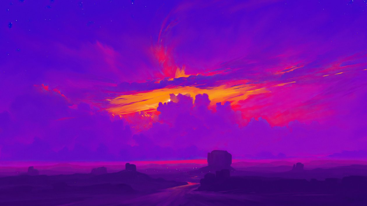 Firery Twilight 4k
