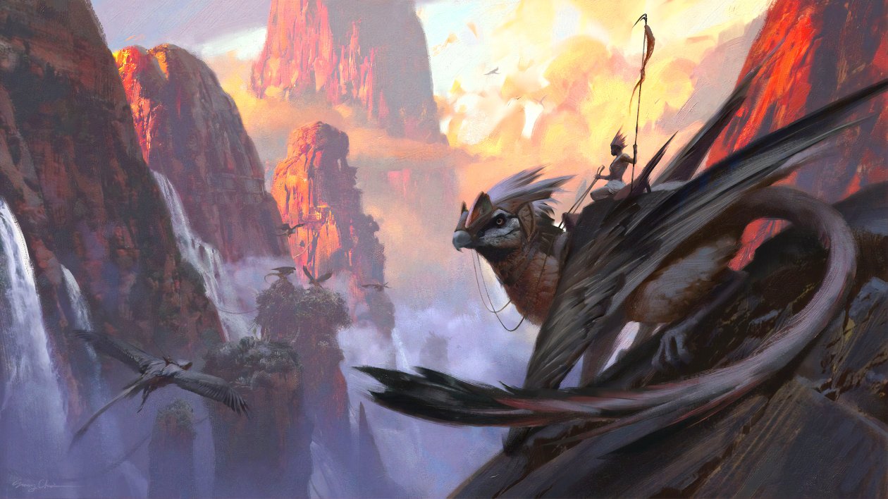 Ancient Big Bird Warrior 4k