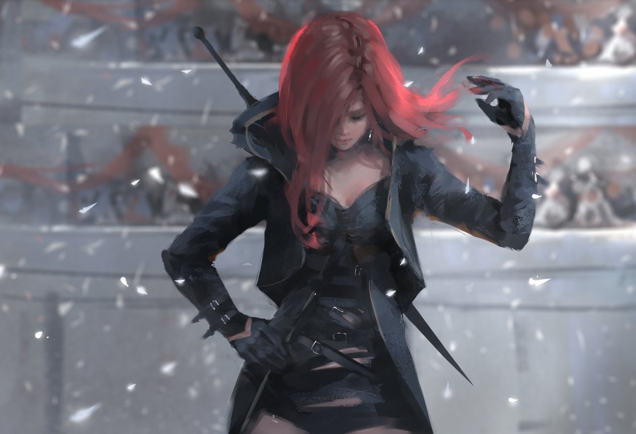 Warrior Girl By Wlop