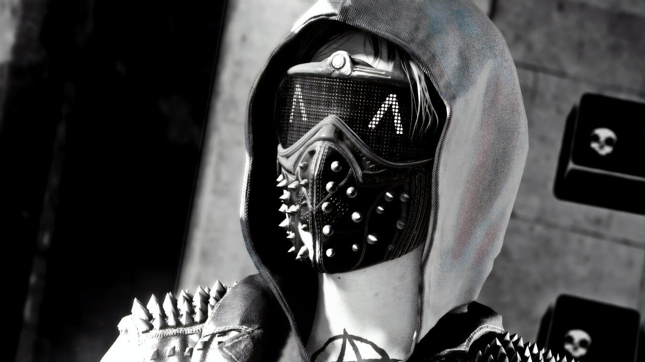 Wrench Watch Dogs 2 Monochorme 4k