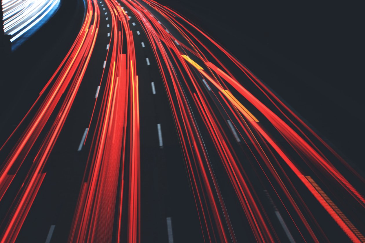 Long Exposure Road Abstract